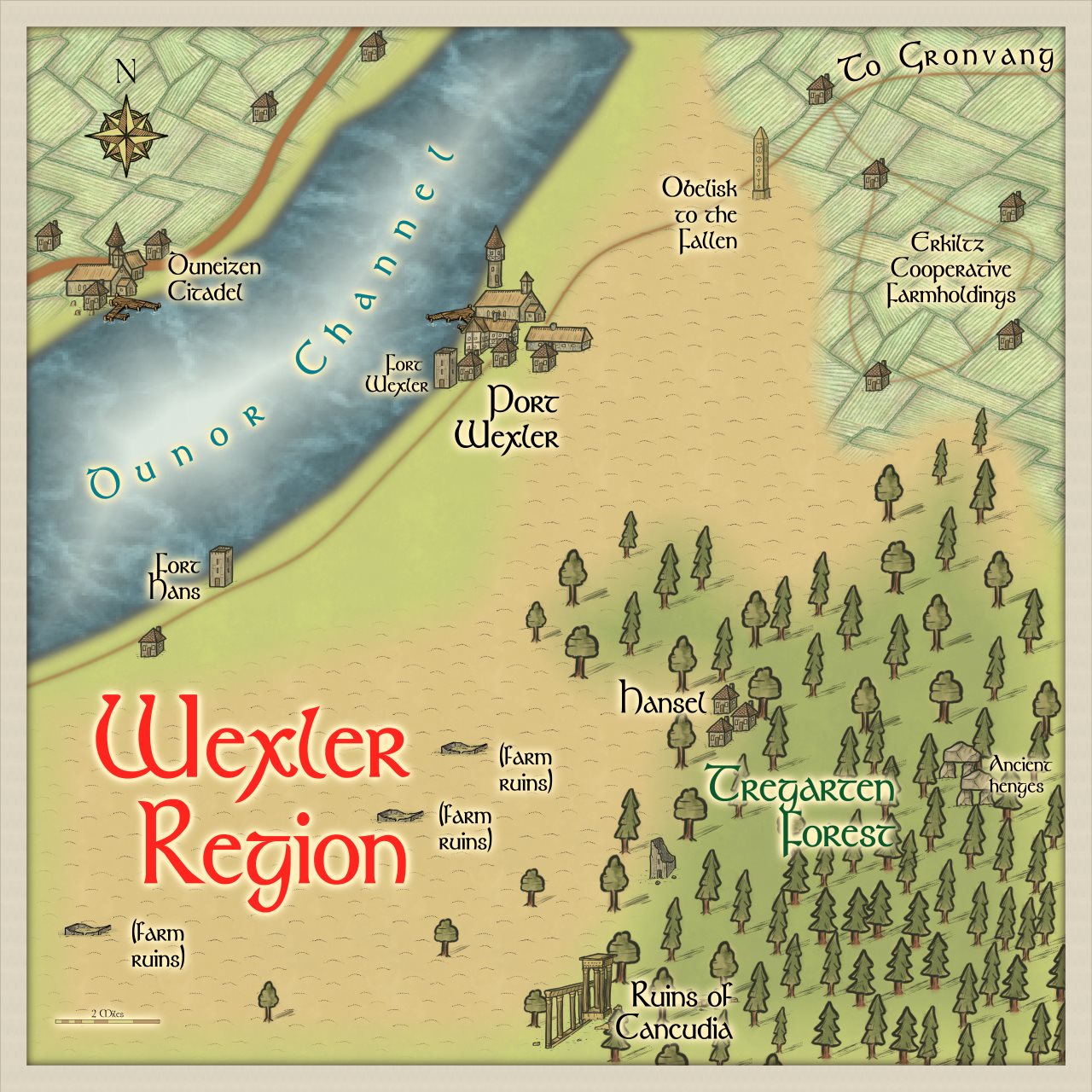 Nibirum Map: wexler region by Quenten Walker